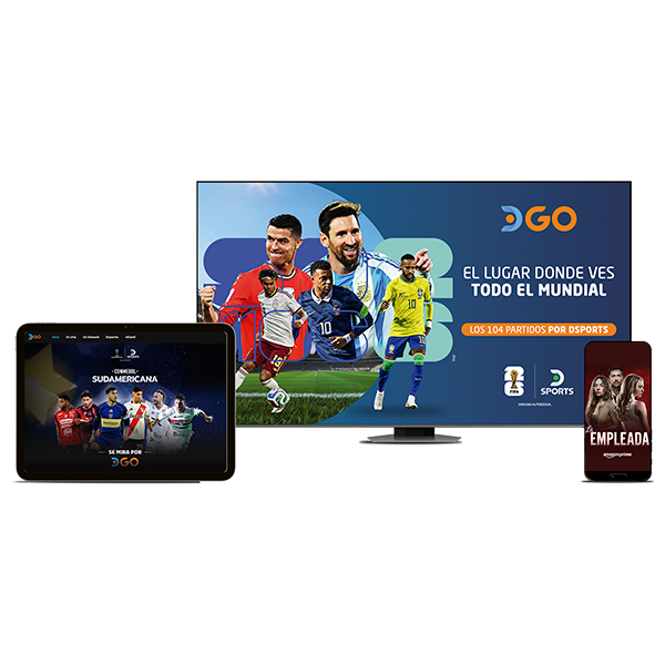 Contenido disponible en TV, laptop, tablet y móvil